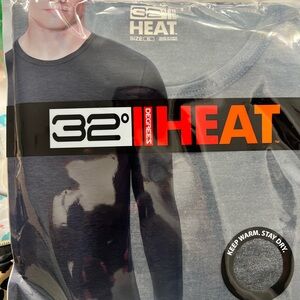 32 Degrees Men's Long Sleeve Black Shirt